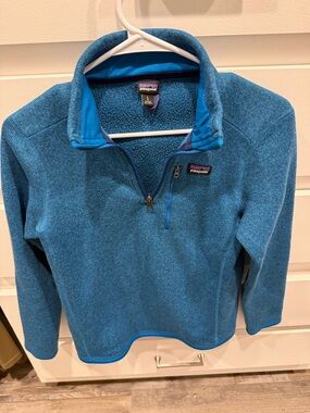 Patagonia Teal Sherpa Fleece Jacket